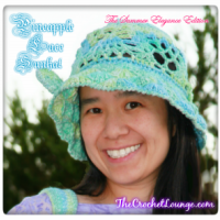 Pineapple Lace Sunhat - The Summer Elegance Edition