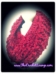 Velvet Crush Infinity Scarf - Free Crochet Scarf Pattern