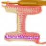 Block Capital Letter I - Free Crochet Alphabet Pattern
