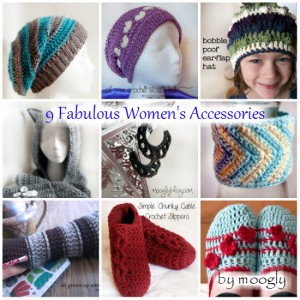 9 Fabulous Women's Accessories | Moogly Free Pattern Round-Up Extravaganza | The Crochet Lounge
