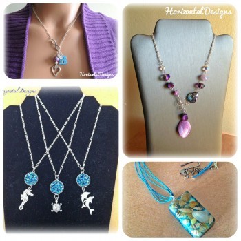 Horizonta Designs - My Favorite Jewelry from her Etsy - Collage | The Crochet Lounge Favorites