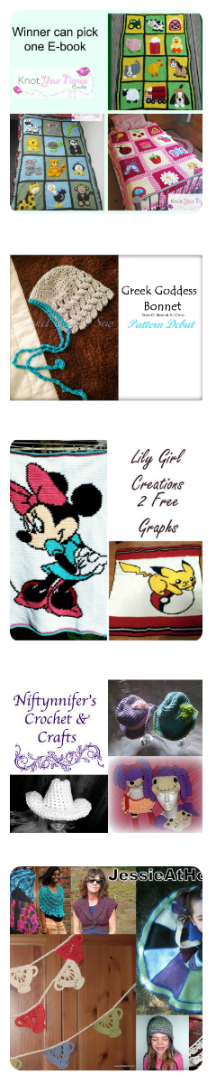 Knot Your Nana's Crochet, Crochet It Isn't Sew, Niftynnifer's Crochet & Crafts, Lily Girl Creations, & Jessie At Home | The Crochet Lounge Birthday & Anniversary Giveaway #7days