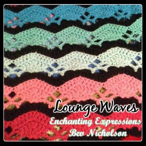 Enchanting Expressions Lounge Waves Afghan Pattern | The Crochet Lounge™ Small Business Feature