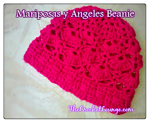 Mariposas y Angeles Beanie | The Crochet Lounge™ Free Crochet Pattern
