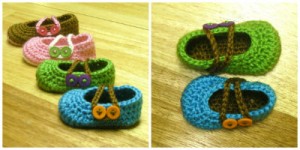 Mamachee Button Booties