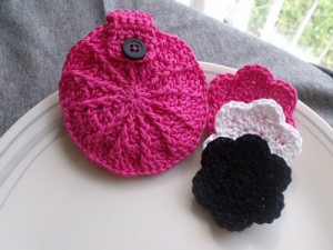 Diva Stitches - Scrubbies with Pouch