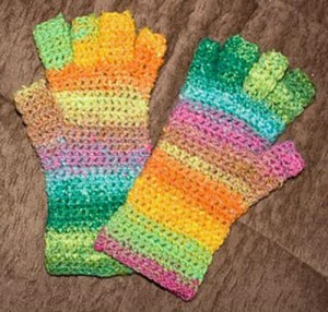 Helen Free - No Sew Fingerless Mitts