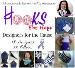 Hooks for Hope ebook - Crochet Designers Supporting ALS Research