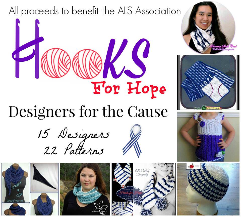 TCL Hooks for Hope - ALS Cover #Crochet #HooksforHope #TCLCrochetLove